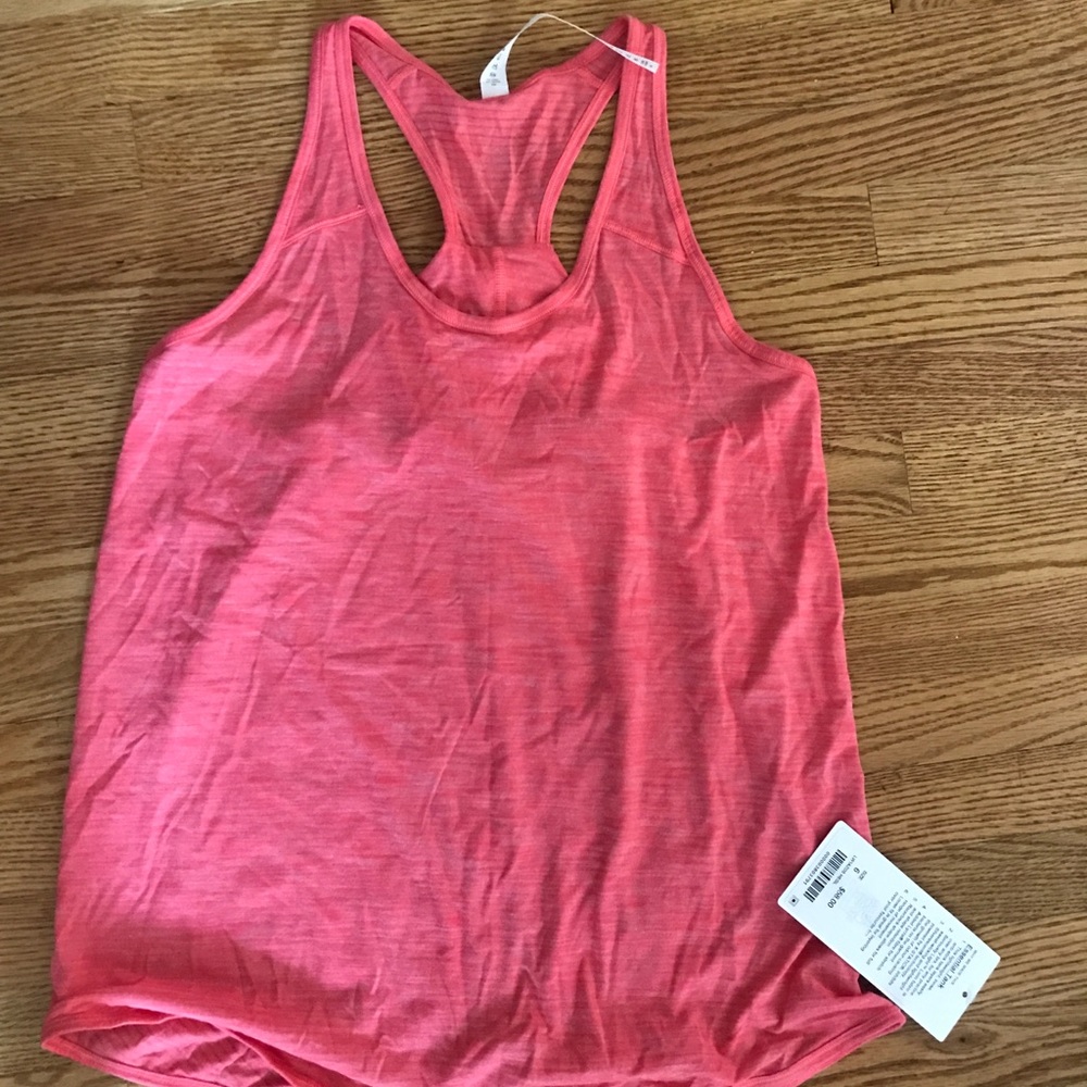 Pink Lululemon Essential Tank